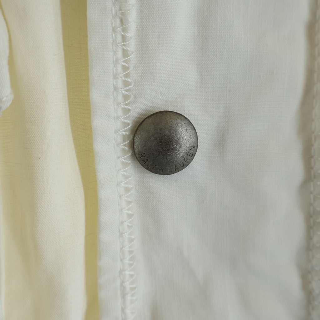 POLO RALPH LAUREN(ポロラルフローレン) 90s Multi Pocket Vest マルチポケット ベスト ジャケット ホワイト