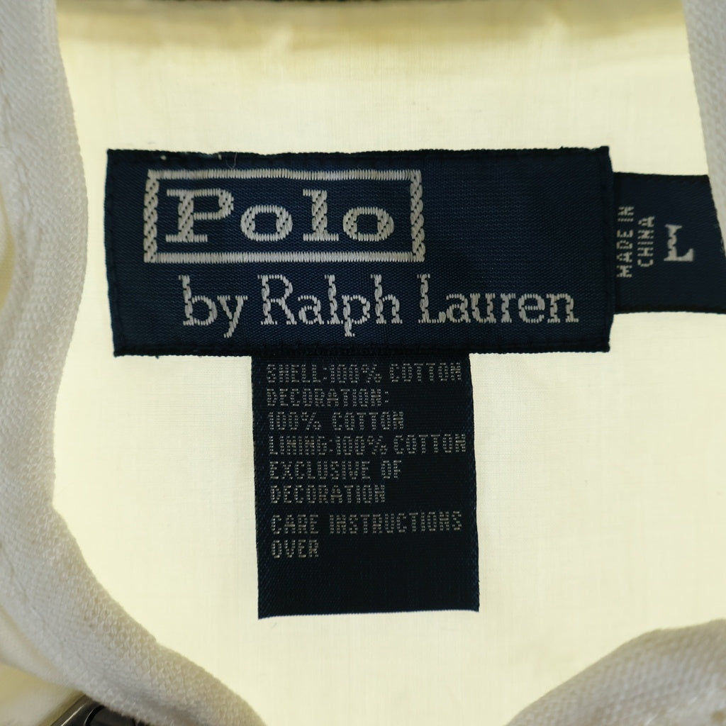 POLO RALPH LAUREN(ポロラルフローレン) 90s Multi Pocket Vest マルチポケット ベスト ジャケット ホワイト