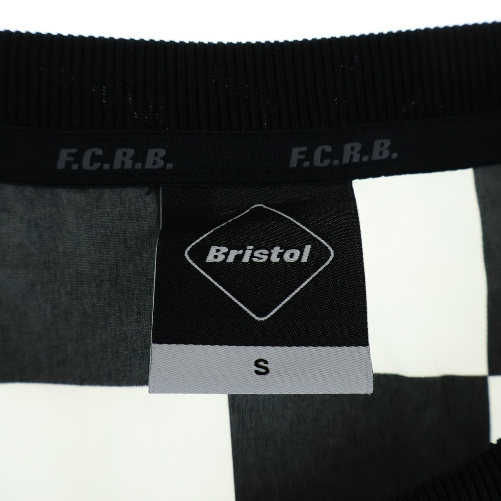 F.C.R.B./F.C.Real Bristol/FCRB(エフシーアールビー/エフシーレアルブリストル) 19SS フレイム チェッカー総柄 ナイロンプルオーバー ブラック/ホワイト/レッド FCRB-190002