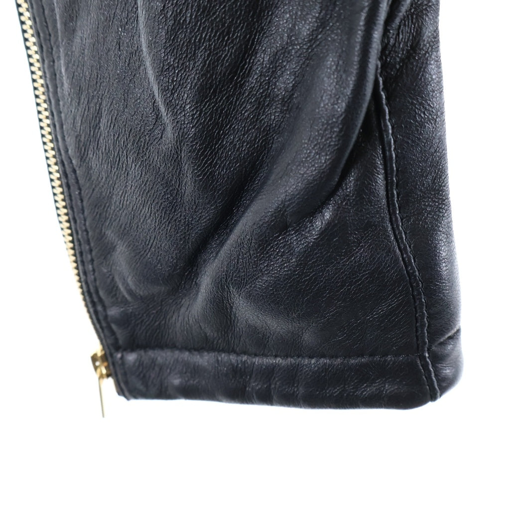 VERSACE(ヴェルサーチ) H&M別注 スタッズ ライダースジャケット ブラック