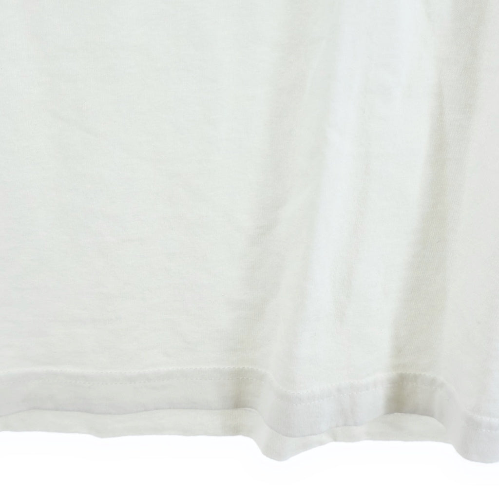 OFF-WHITE(オフホワイト) ロゴプリント モックネック 半袖Tシャツ カットソー ホワイト