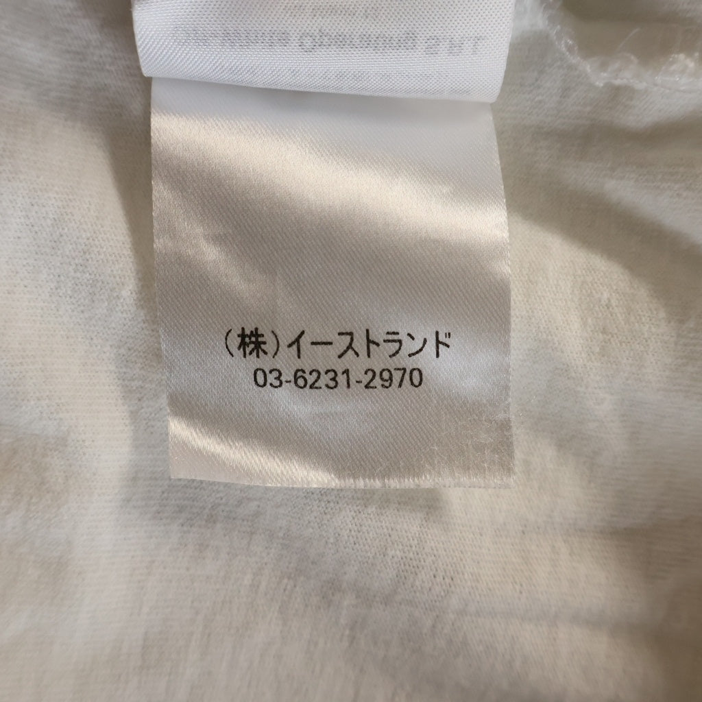 OFF-WHITE(オフホワイト) ロゴプリント モックネック 半袖Tシャツ カットソー ホワイト
