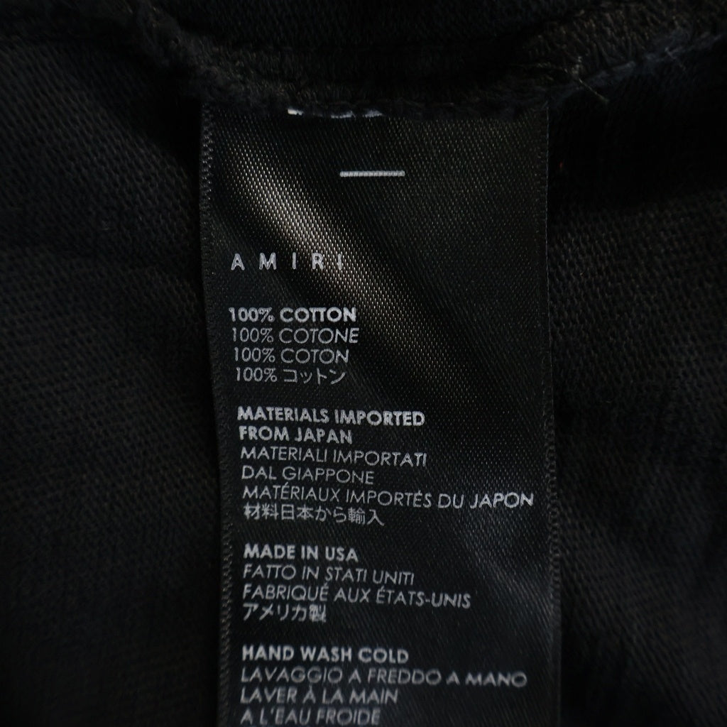AMIRI(アミリ) ショットガン タンクトップ ノースリーブカットソー ブラック
