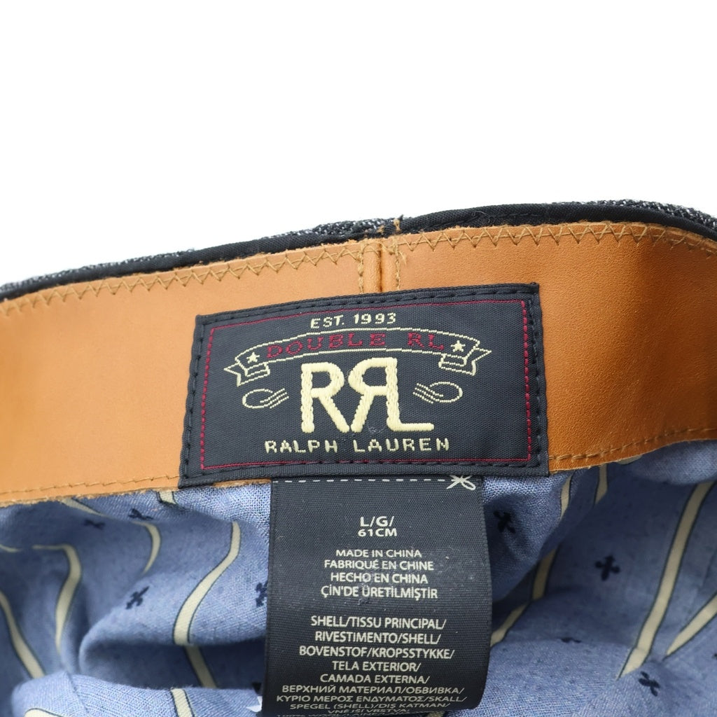 RRL(ダブルアールエル) ニュースボーイ ウール キャスケット ハンチング 帽子 グレー 782785609001