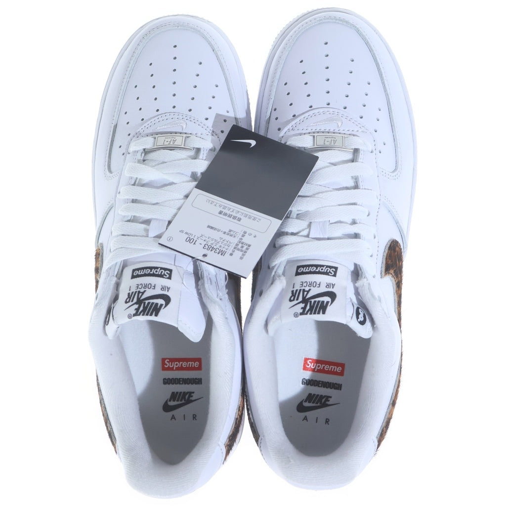 NIKE(ナイキ) ×GOODENOUGH ×Supreme AIR FORCE1 LOW グッドイナフ シュプリーム エアフォース1 ローカットスニーカー ホワイト US9.5/27.5cm
