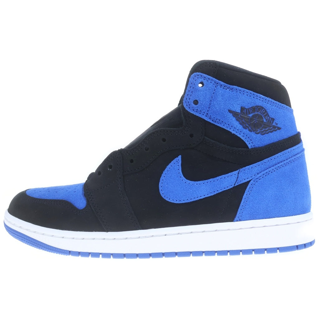 NIKE(ナイキ) AIR JORDAN1 RETRO HIGH OG ROYAL REIMAGINED DZ5485-042 エアジョーダン1 レトロ ロイヤル リイマジンド ハイカットスニーカー ブラック/ブルー US9.5/27.5cm