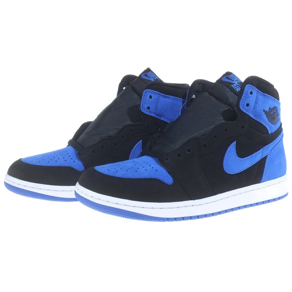 NIKE(ナイキ) AIR JORDAN1 RETRO HIGH OG ROYAL REIMAGINED DZ5485-042 エアジョーダン1 レトロ ロイヤル リイマジンド ハイカットスニーカー ブラック/ブルー US9.5/27.5cm