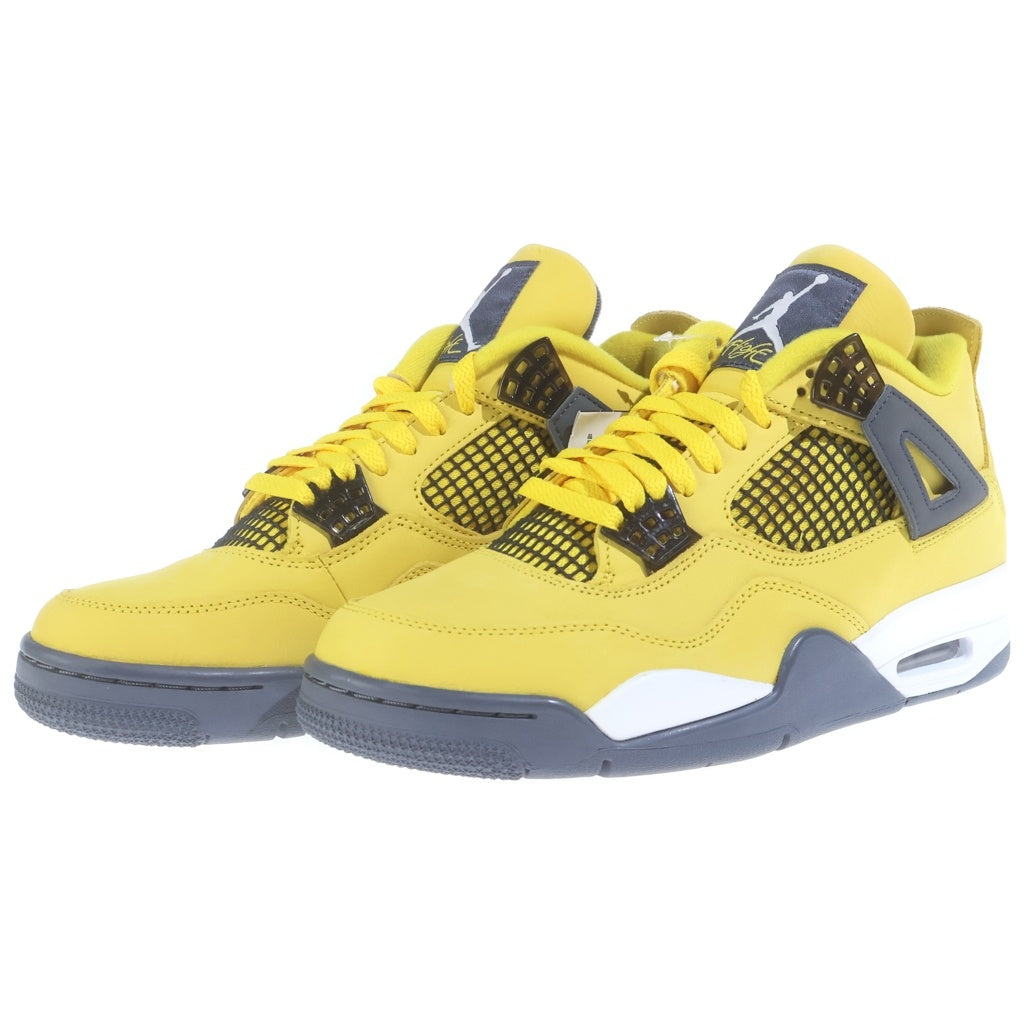 NIKE(ナイキ) AIR JORDAN4 TOUR YEELLOW CT8527-700 エアジョーダン4 ツアー ハイカットスニーカー イエロー/グレー US9.5/27.5cm