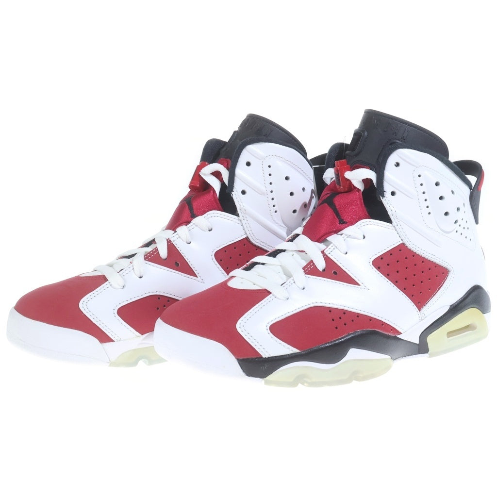 NIKE(ナイキ) AIR JORDAN6 CARMINE CT8529-106 エアジョーダン6 カーマイン ハイカットスニーカー ホワイト/レッド US9/27cm