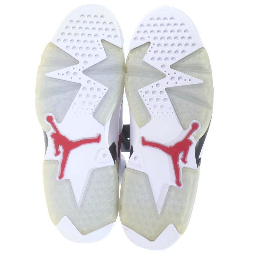 NIKE(ナイキ) AIR JORDAN6 CARMINE CT8529-106 エアジョーダン6 カーマイン ハイカットスニーカー ホワイト/レッド US9/27cm