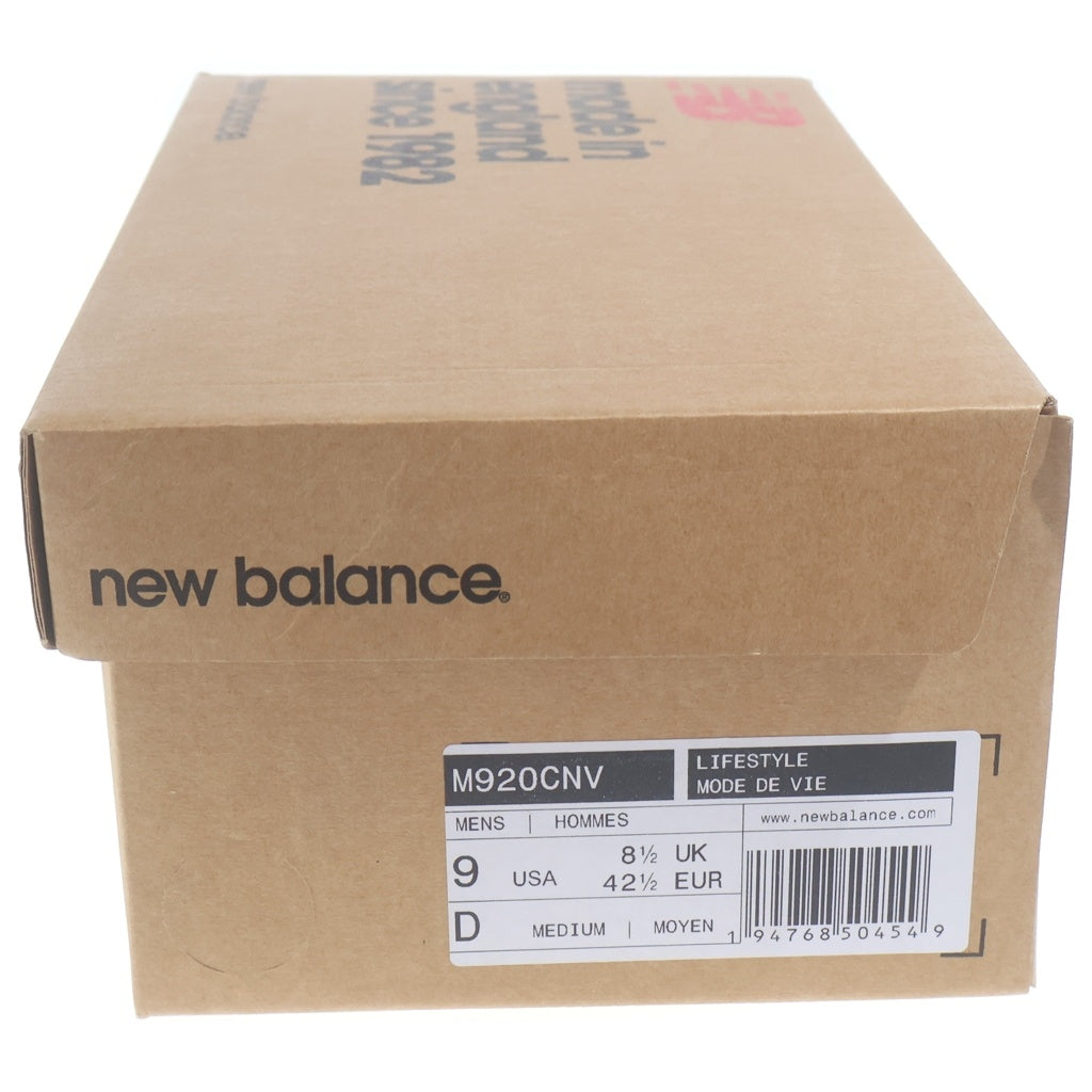New Balance(ニューバランス) M920CNV スエード メッシュ ローカットスニーカー ネイビー US9/27cm