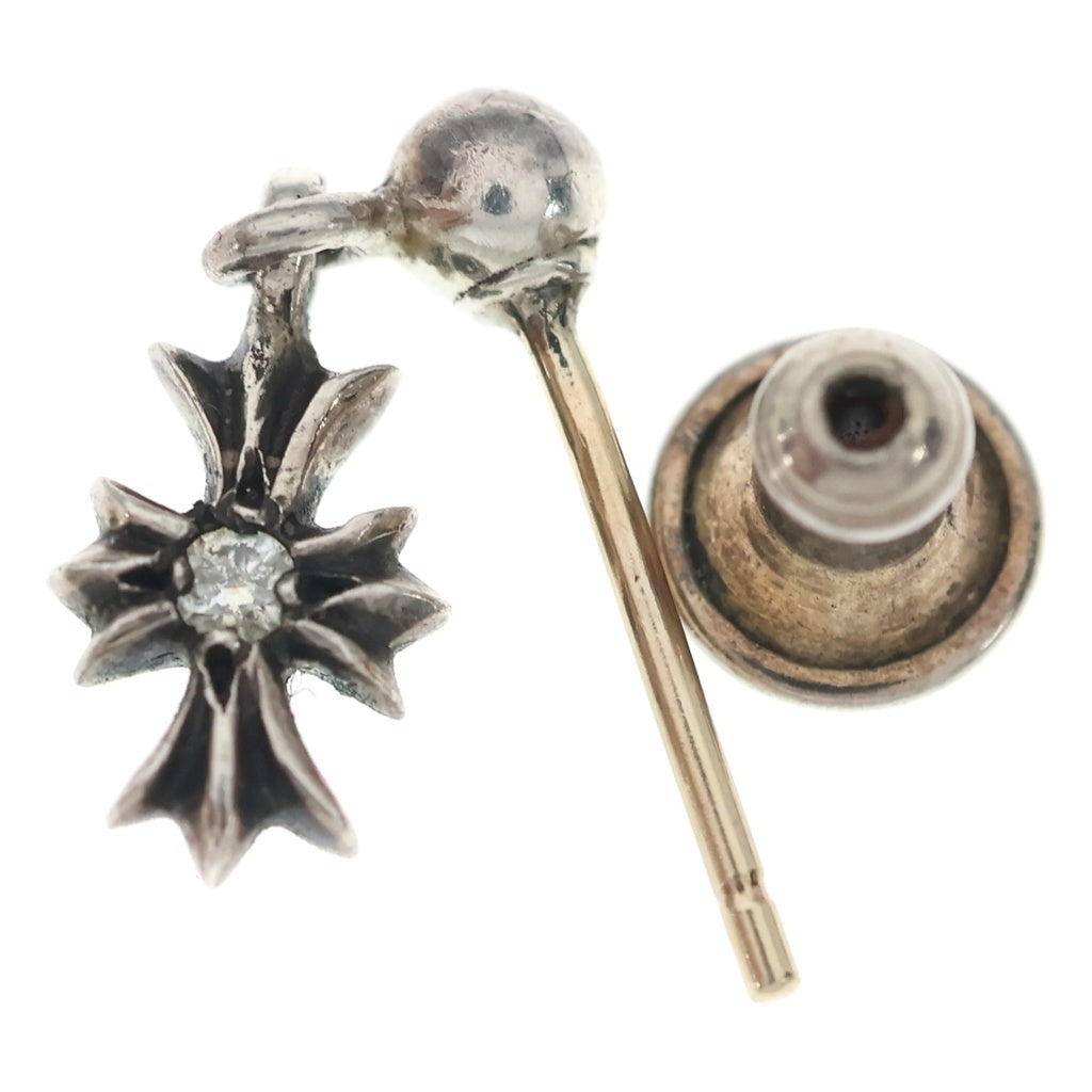 CHROME HEARTS(クロムハーツ) TNY E CH PLS DIA タイニーE CHプラス ドロップピアス 1ダイヤ シルバー BCA402