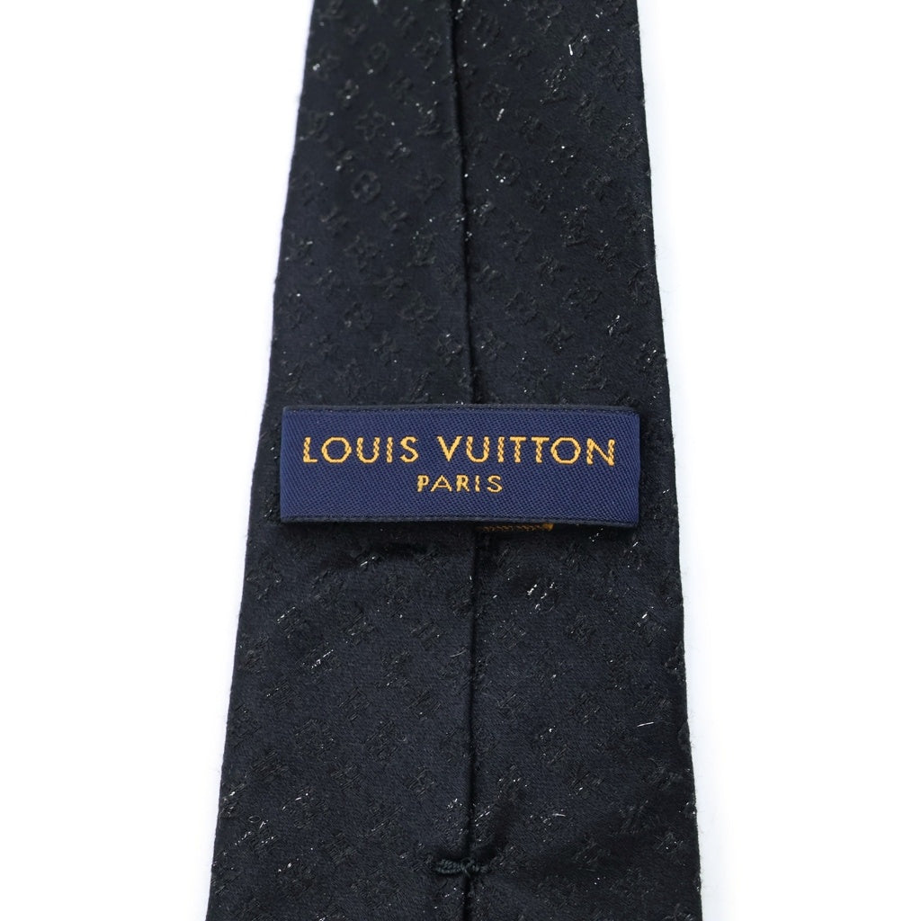 LOUIS VUITTON(ルイヴィトン) クラヴァット モノグラム シック ネクタイ ブラック M76010