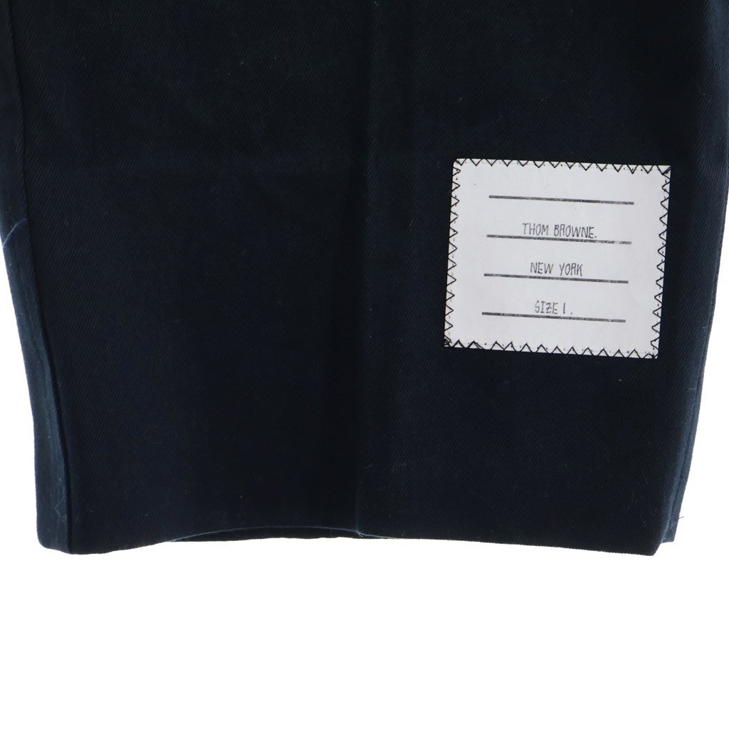 THOM BROWNE(トムブラウン) コットン ツイン 4BAR チノ トラウザー ネームタグ アップリケ MTU245A-03788415
