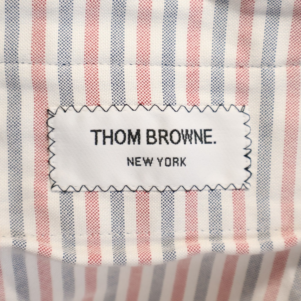 THOM BROWNE(トムブラウン) コットン ツイン 4BAR チノ トラウザー ネームタグ アップリケ MTU245A-03788415