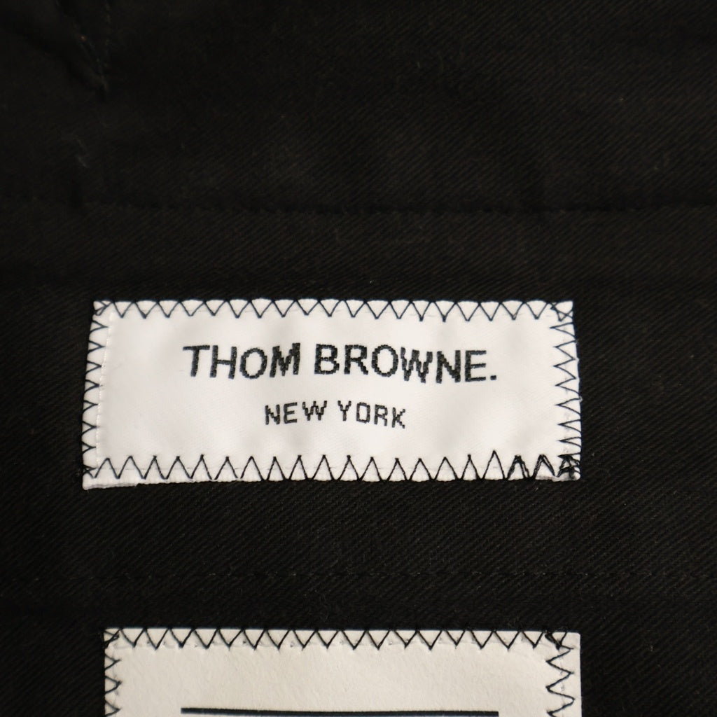 THOM BROWNE(トムブラウン) ダイアゴナル ストライプ クラシックトラウザー スラックスパンツ グレー MTC160A-00626035
