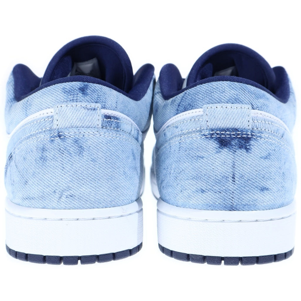 NIKE(ナイキ) AIR JORDAN 1 LOW WASHED DENIM エアジョーダン1 SE ウォッシュドデニム ローカットスニーカー インディゴ US10/28cm CZ8455-100