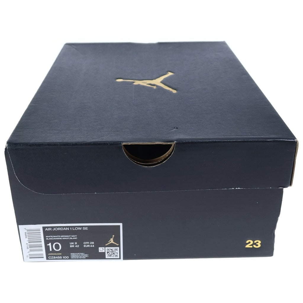 NIKE(ナイキ) AIR JORDAN 1 LOW WASHED DENIM エアジョーダン1 SE ウォッシュドデニム ローカットスニーカー インディゴ US10/28cm CZ8455-100