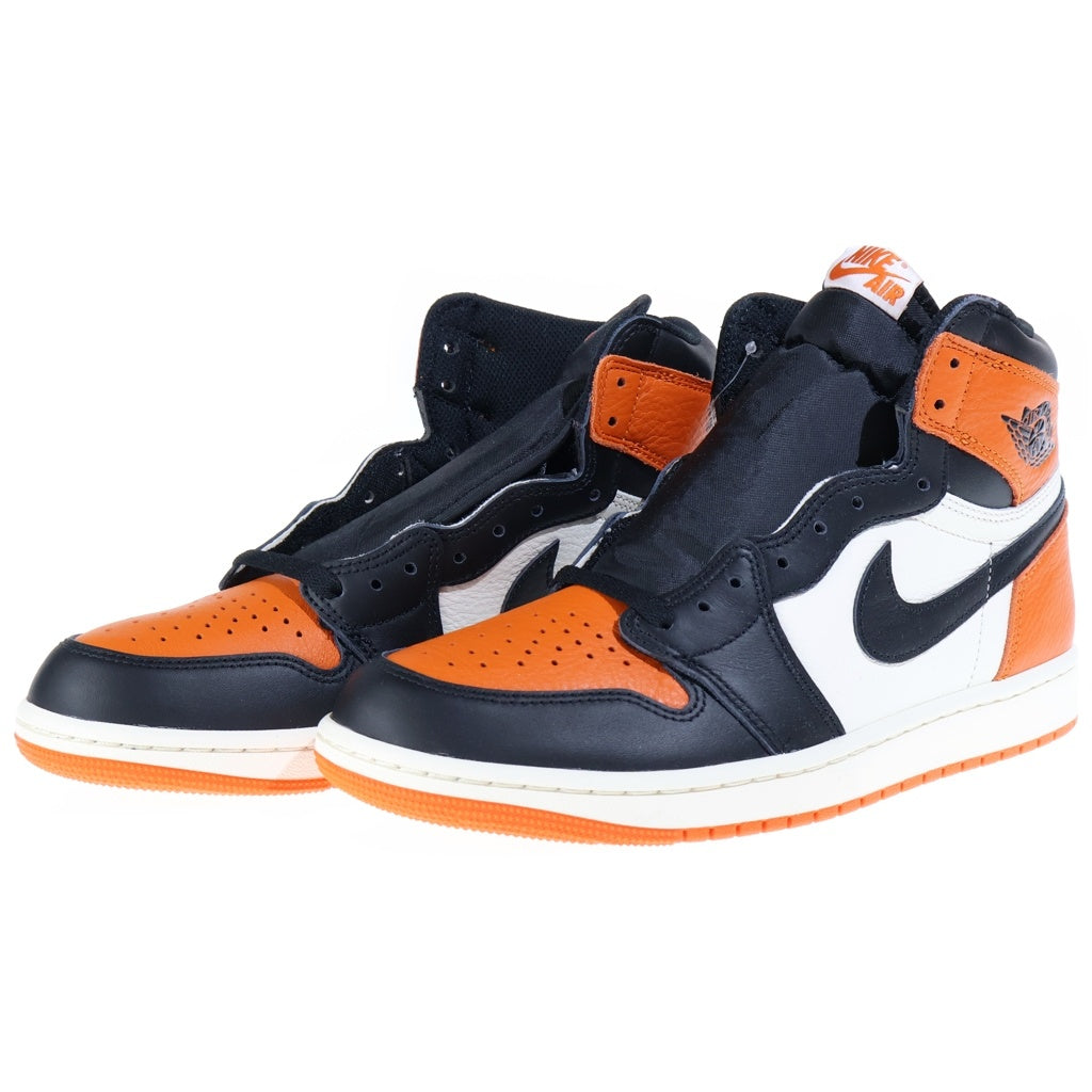 NIKE(ナイキ) AIR JORDAN 1 RETRO HIGH OG SHATTERED BACKBOARD エアジョーダン シャッタードバックボード ハイカットスニーカー オレンジ US9/27cm DZ5485-008