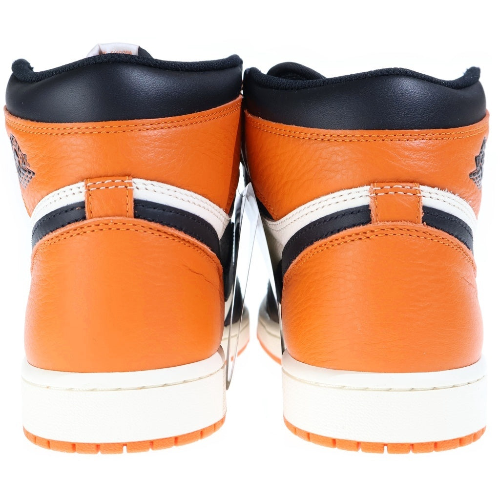 NIKE(ナイキ) AIR JORDAN 1 RETRO HIGH OG SHATTERED BACKBOARD エアジョーダン シャッタードバックボード ハイカットスニーカー オレンジ US9/27cm DZ5485-008