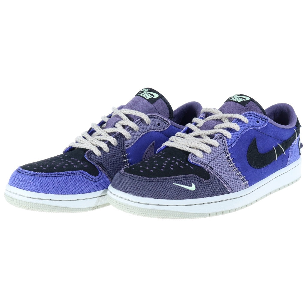 NIKE(ナイキ) ×ZION WILLIAMSON AIR JORDAN 1 RETRO LOW OG ザイオン ウィリアムソン エアジョーダン1 ローカットスニーカー パープル US9/27cm IH2309-500