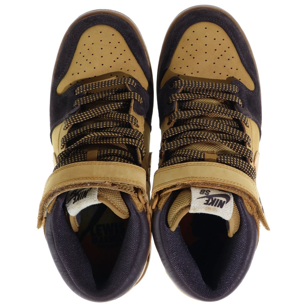 NIKE SB(ナイキエスビー) ZOOM DUNK MID PRO LEWIS MARNELL AJ1445-200 ダンク ミッド プロ ルイスマーネル ミッドカットスニーカー ブラウン US8.5/26.5cm