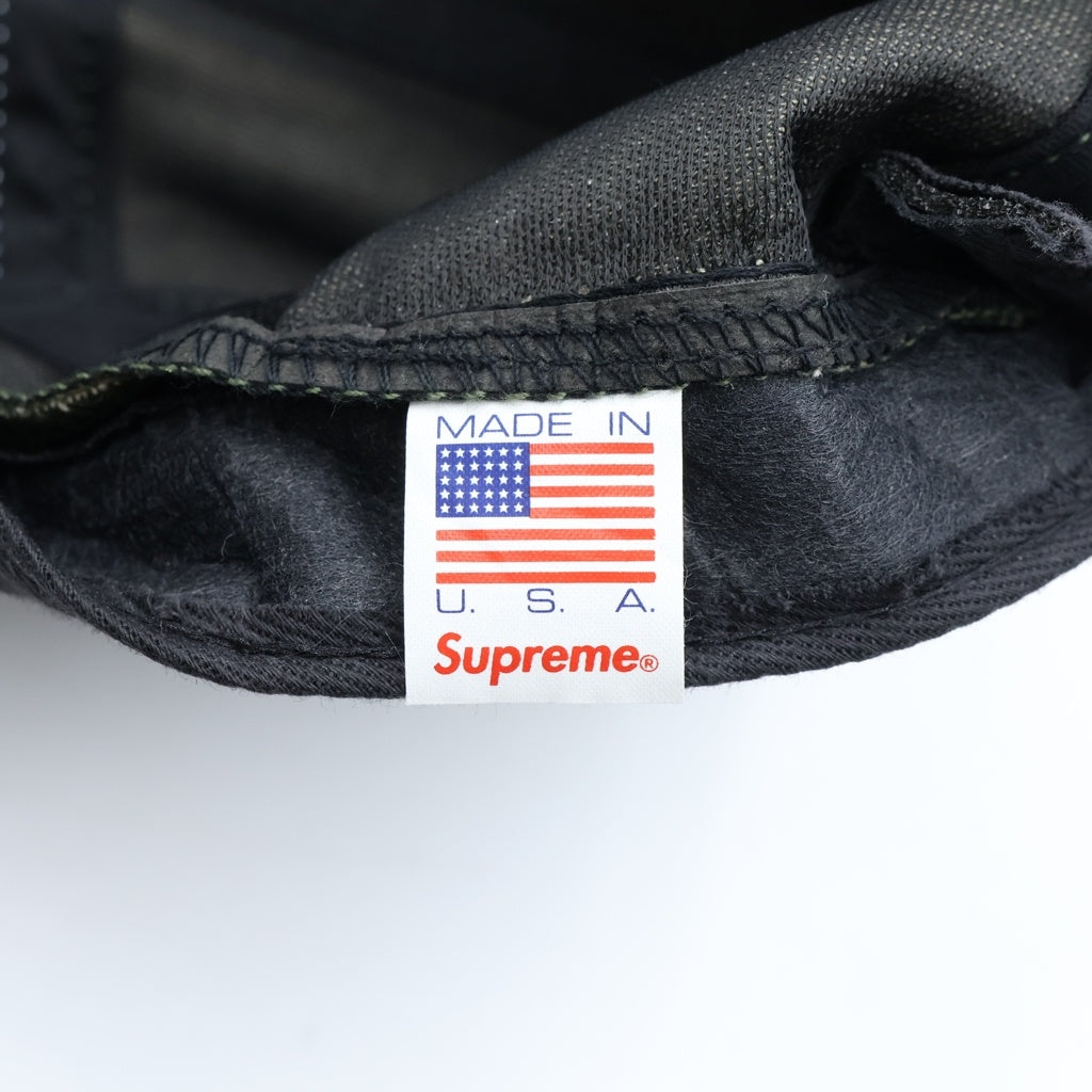 SUPREME(シュプリーム) 13SS ×COMME des GARCONS SHIRT Camp Cap ×コムデギャルソンシャツ ボックスロゴ デジタルカモフラージュデザイン キャンプ キャップ ブラウン/グリーン