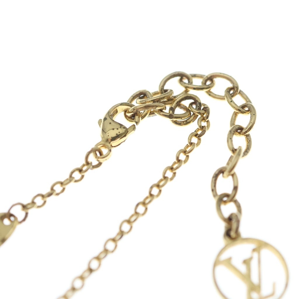 LOUIS VUITTON(ルイヴィトン) ネックレス・エセンシャル V ロゴデザイン留め具 Vトップデザイン ネックレス ゴールド M61083 レディース