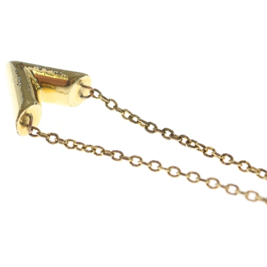LOUIS VUITTON(ルイヴィトン) ネックレス・エセンシャル V ロゴデザイン留め具 Vトップデザイン ネックレス ゴールド M61083 レディース