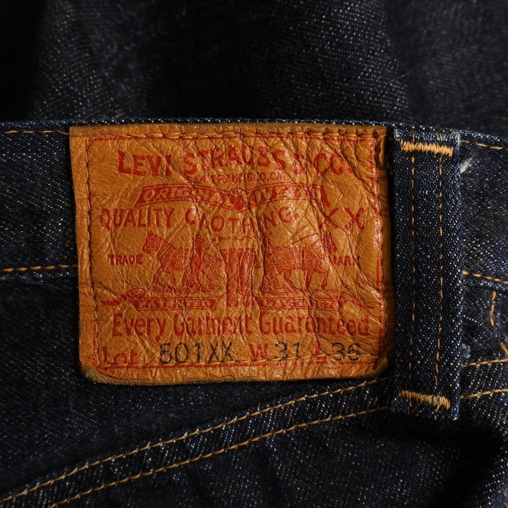 Levi's(リーバイス) 501XX 1947復刻 BIG E ヴィンテージ クロージング ボタンフライデニム ストレートデニム インディゴ 47501
