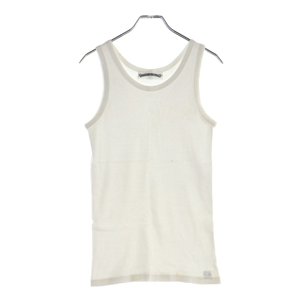 CHROME HEARTS(クロムハーツ) Ribbed Tank Top リブ タンクトップ グンゼタグ カットソー ホワイト