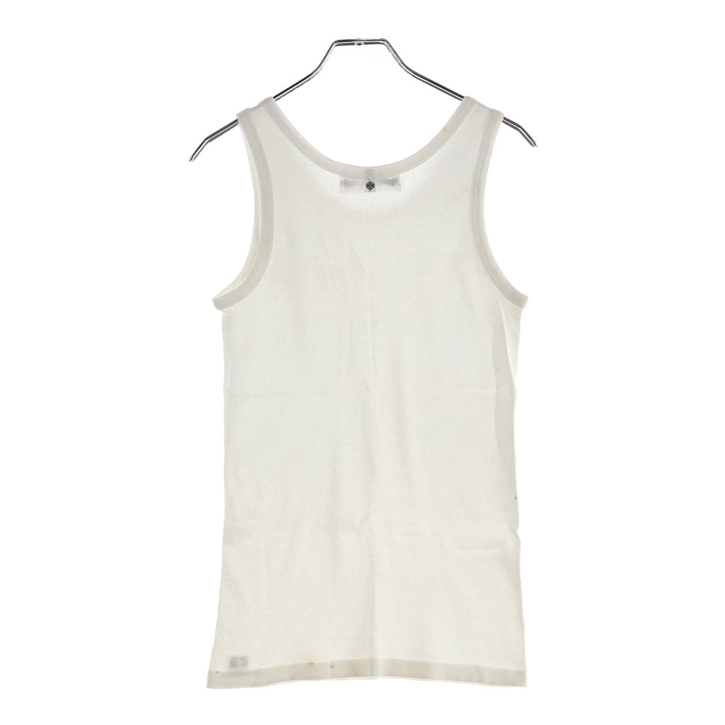 CHROME HEARTS(クロムハーツ) Ribbed Tank Top リブ タンクトップ グンゼタグ カットソー ホワイト
