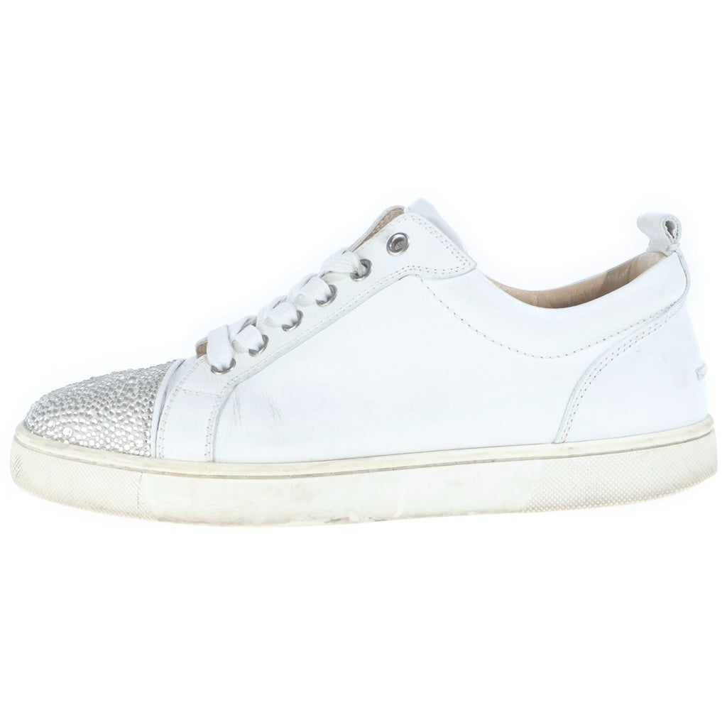 CHRISTIAN LOUBOUTIN(クリスチャンルブタン) LOUIS JUNIOR STRASS ルイス ジュニア ストラス ローカットスニーカー ホワイト US6.5/24.5cm