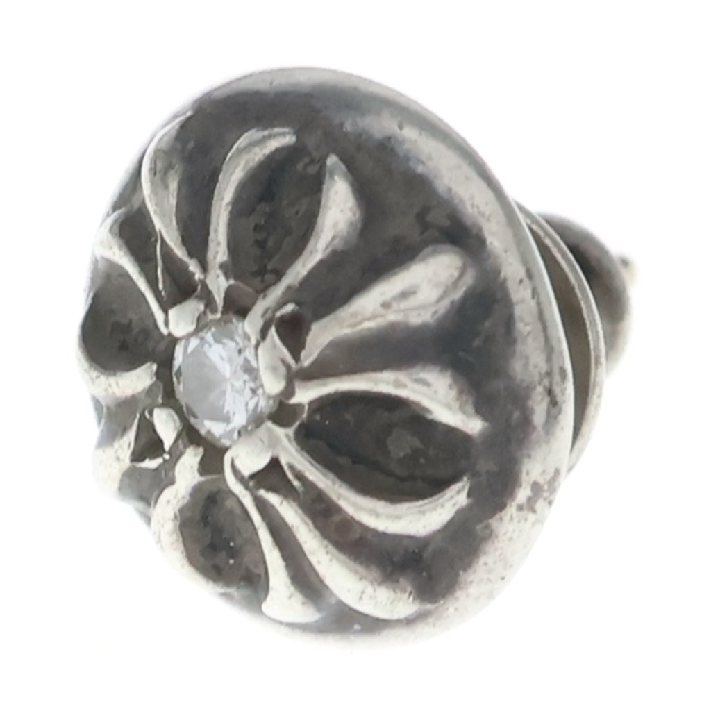 CHROME HEARTS(クロムハーツ) STUD CRSBLL DIA クロスボールスタッド 1ダイヤ ピアス シルバー