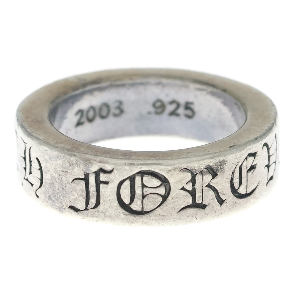CHROME HEARTS(クロムハーツ) 6mm SPACER FOREVER 6mmスペーサーリング フォーエバーシルバーBCA337 BCA337