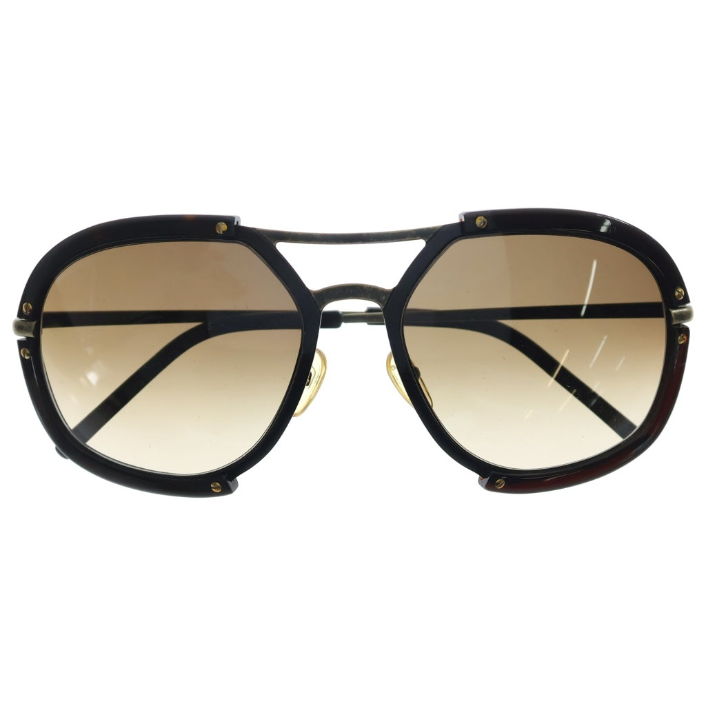 BOTTEGA VENETA(ボッテガヴェネタ) BV70/S ダブル ブリッジ サングラス アイウェア メガネ 眼鏡 ブラウン