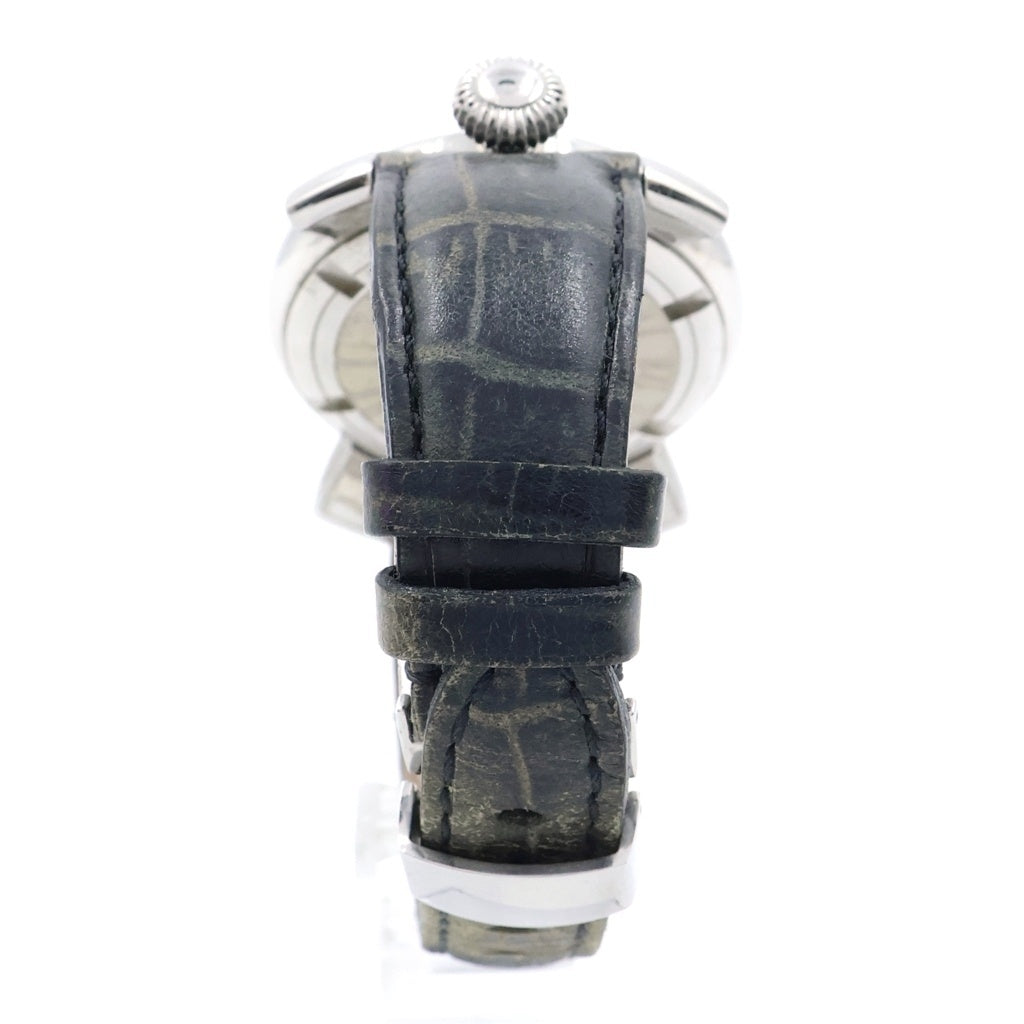 GaGa MILANO(ガガミラノ) Manuale 40mm マヌアーレ 腕時計 シェル文字盤 クオーツ ムーブメント レザーベルト レディース 5020.3