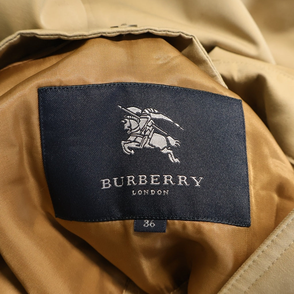 BURBERRY LONDON(バーバリーロンドン) ライナー付きトレンチコート 裏地ノバチェック柄 ベージュ レディース B1A14-230-51