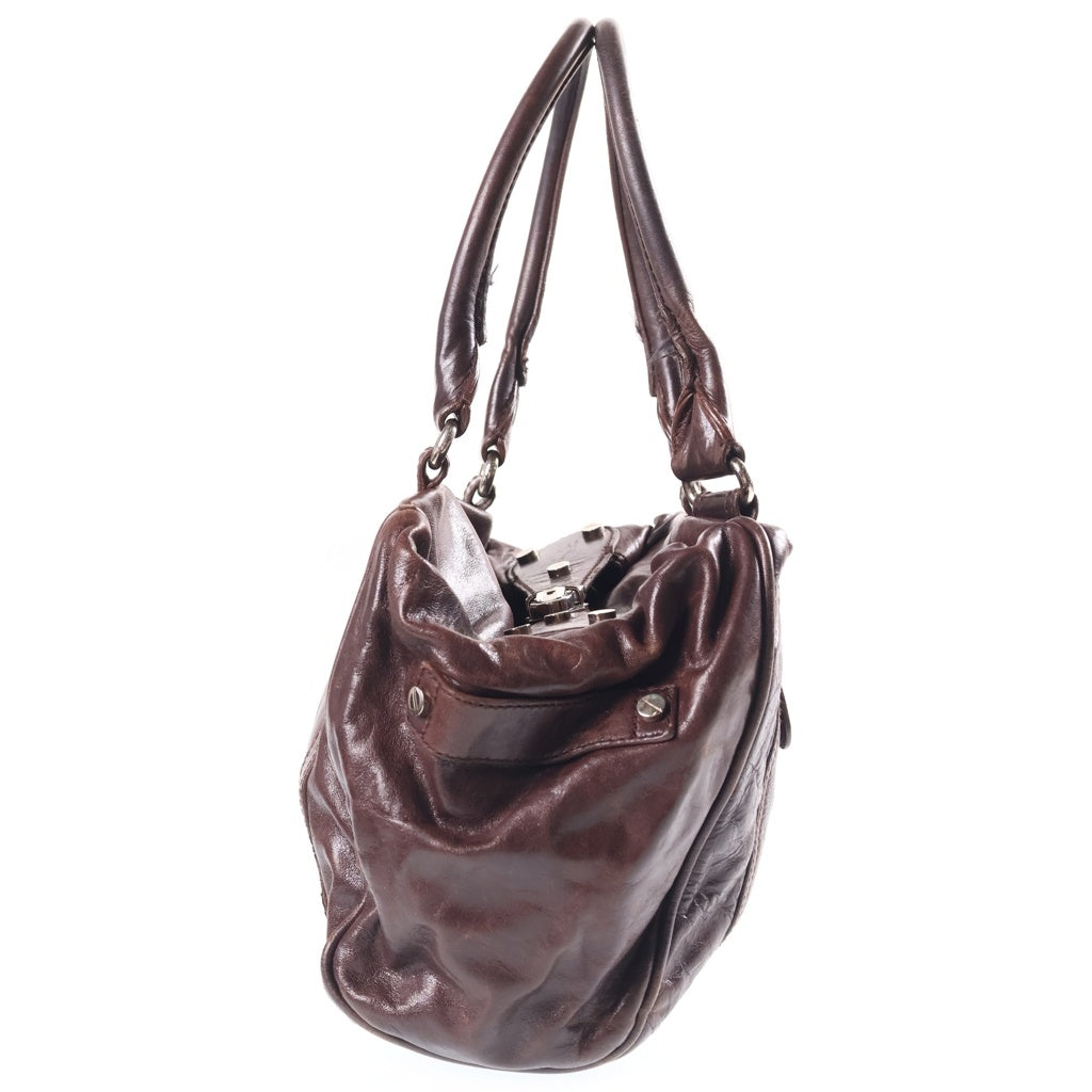 BALENCIAGA(バレンシアガ) City Hand Bag シティー ハンドバッグ ブラウン 168035 レディース