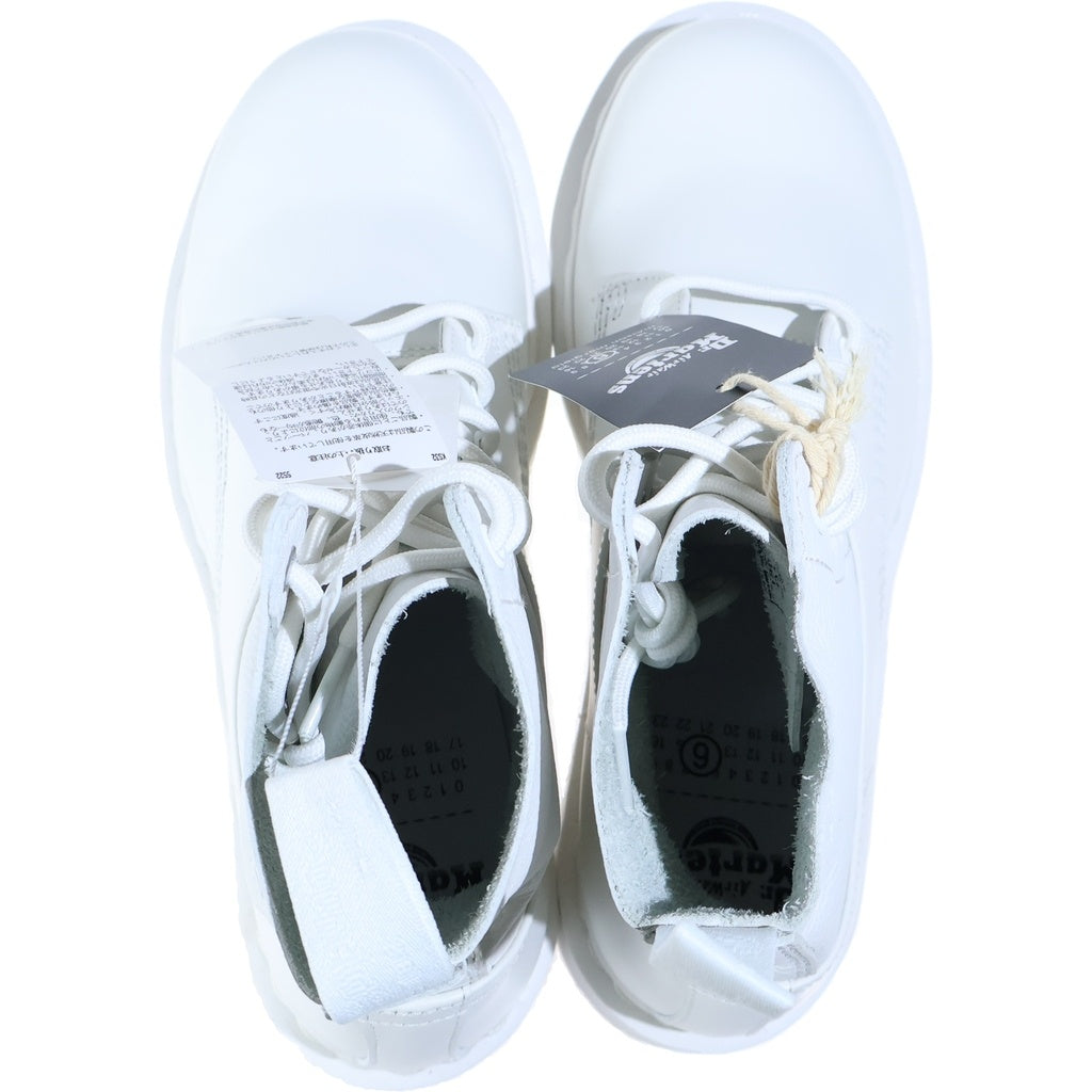 Dr.Martens(ドクターマーチン) ×MM6 1460 TWIST エムエムシックス ツイスト レースアップ レザー ブーツ ホワイト 42282100
