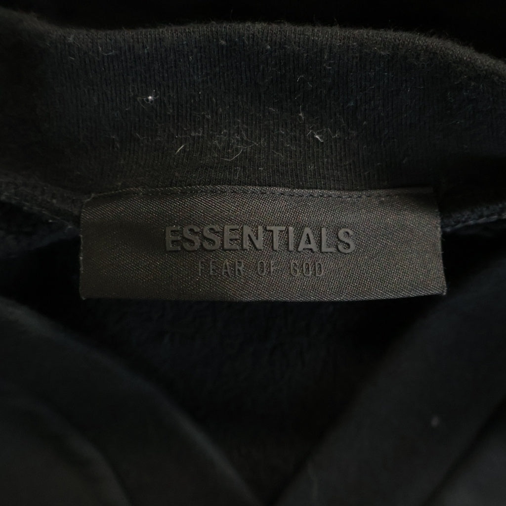 FEAR OF GOD ESSENTIALS(フィアオブゴッド エッセンシャルズ) Vネック ホッケージャージー スウェット プルオーバーパーカー ブラック
