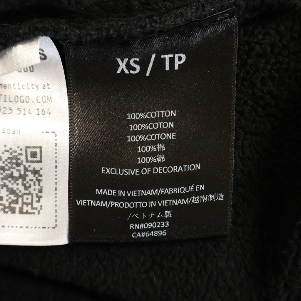FEAR OF GOD ESSENTIALS(フィアオブゴッド エッセンシャルズ) Vネック ホッケージャージー スウェット プルオーバーパーカー ブラック
