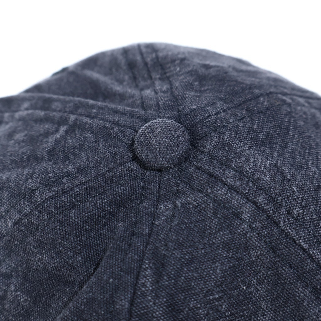 SUPREME(シュプリーム) 17SS Washed Denim S Logo 6-Panel ウォッシュドデニム Sロゴデザイン 6パネル ベースボールキャップ ブラック