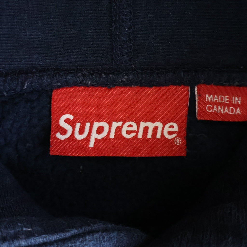 SUPREME(シュプリーム) Reflective S Logo Hooded Sweatshirt 3M リフレクター Sロゴデザイン フーデッド プルオーバースウェット パーカー ネイビー