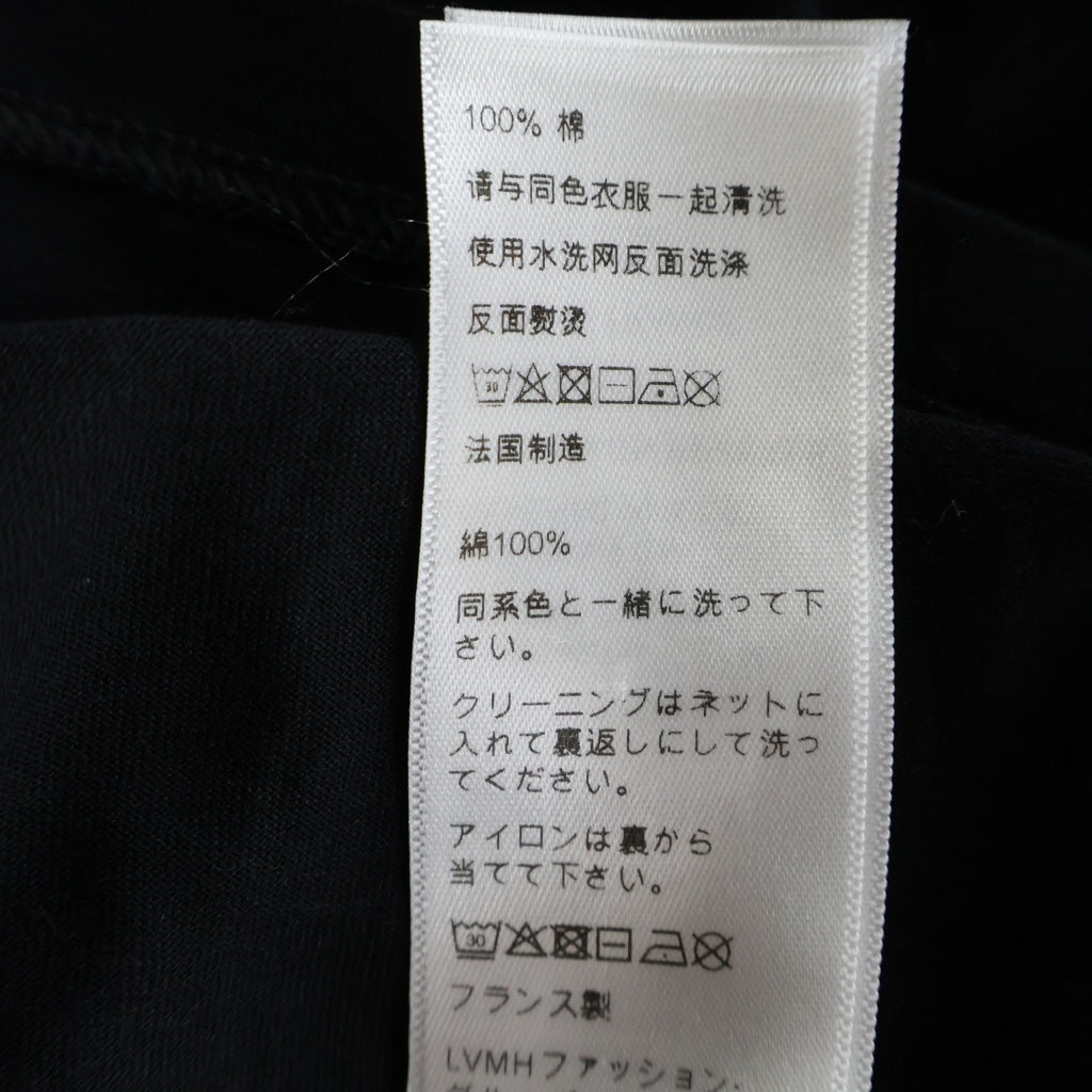 CELINE(セリーヌ) ルーズ コットンジャージー ロゴプリント クルーネック 半袖Tシャツ カットソー ブラック レディース 2X764671Q