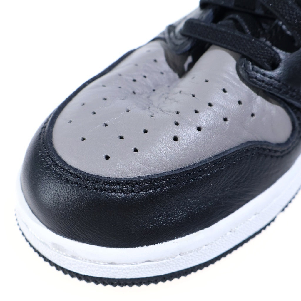 NIKE(ナイキ) GS AIR JORDAN 1 RETRO OG BG SHADOW 575441-013 エアジョーダン1 レトロ シャドウ ハイカットスニーカー レディース ブラック/グレー US6.5/24.5cm