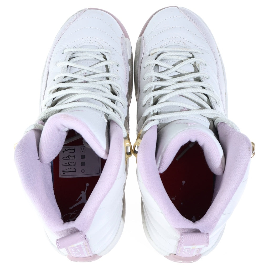 NIKE(ナイキ) 【観賞用 2016年製】 GS AIR JORDAN 12 RETRO HEIRESS PLUM FOG 845028-025 エアジョーダン12 ハイカットスニーカー レディース US6.5/24.5cm
