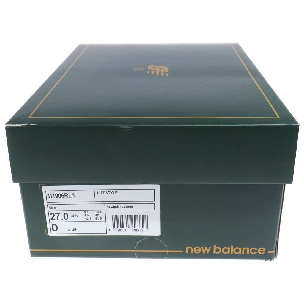 New Balance(ニューバランス) ×Aime Leon Dore 1906R JADE エメレオンドレ ジェイド メッシュ ローカットスニーカー グリーン/アイボリー US9/27cm M1906RL1