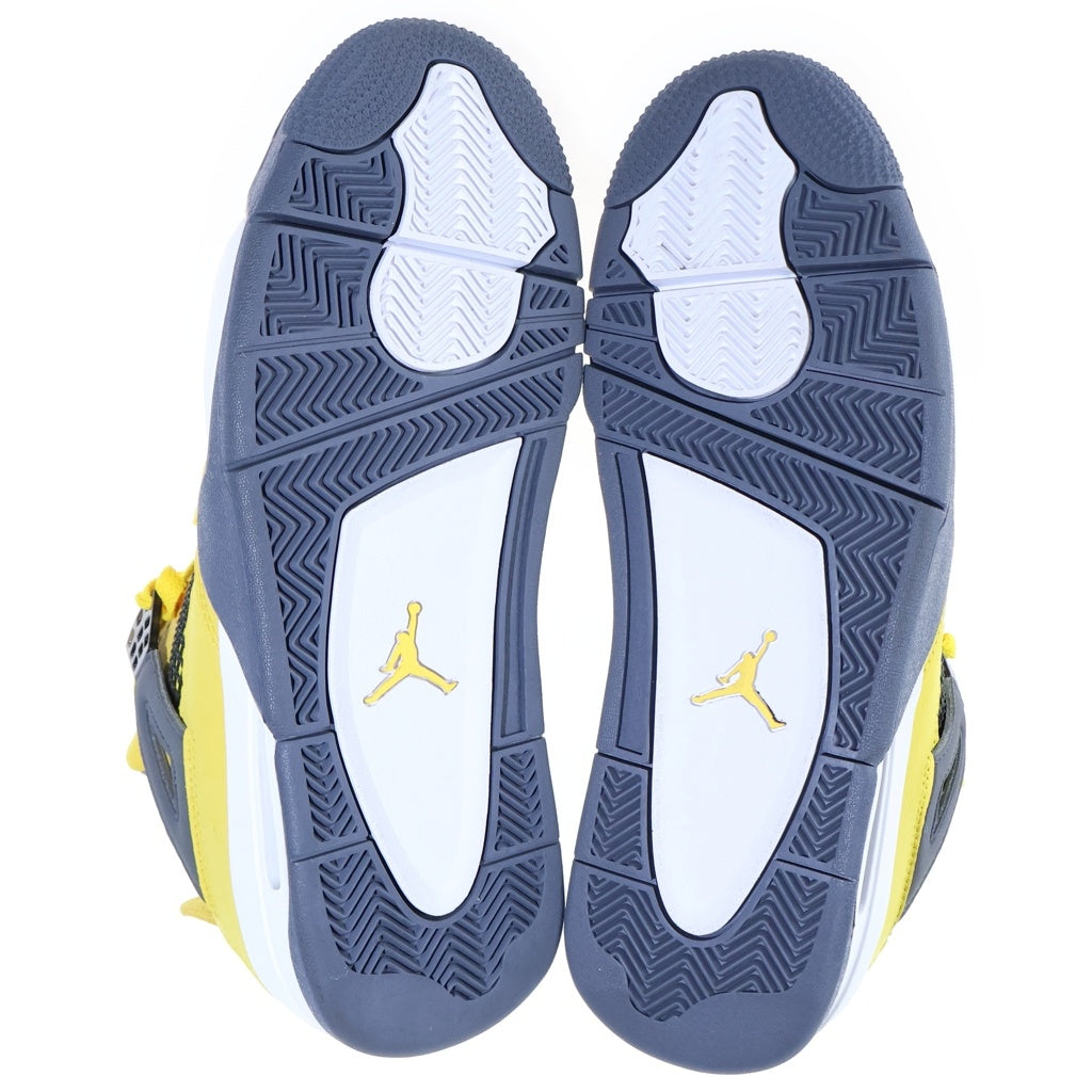 NIKE(ナイキ) AIR JORDAN RETRO TOUR YELLOW エアジョーダン 4 レトロ ハイカットスニーカー ツアーイエロー US9/27cm CT8527-700