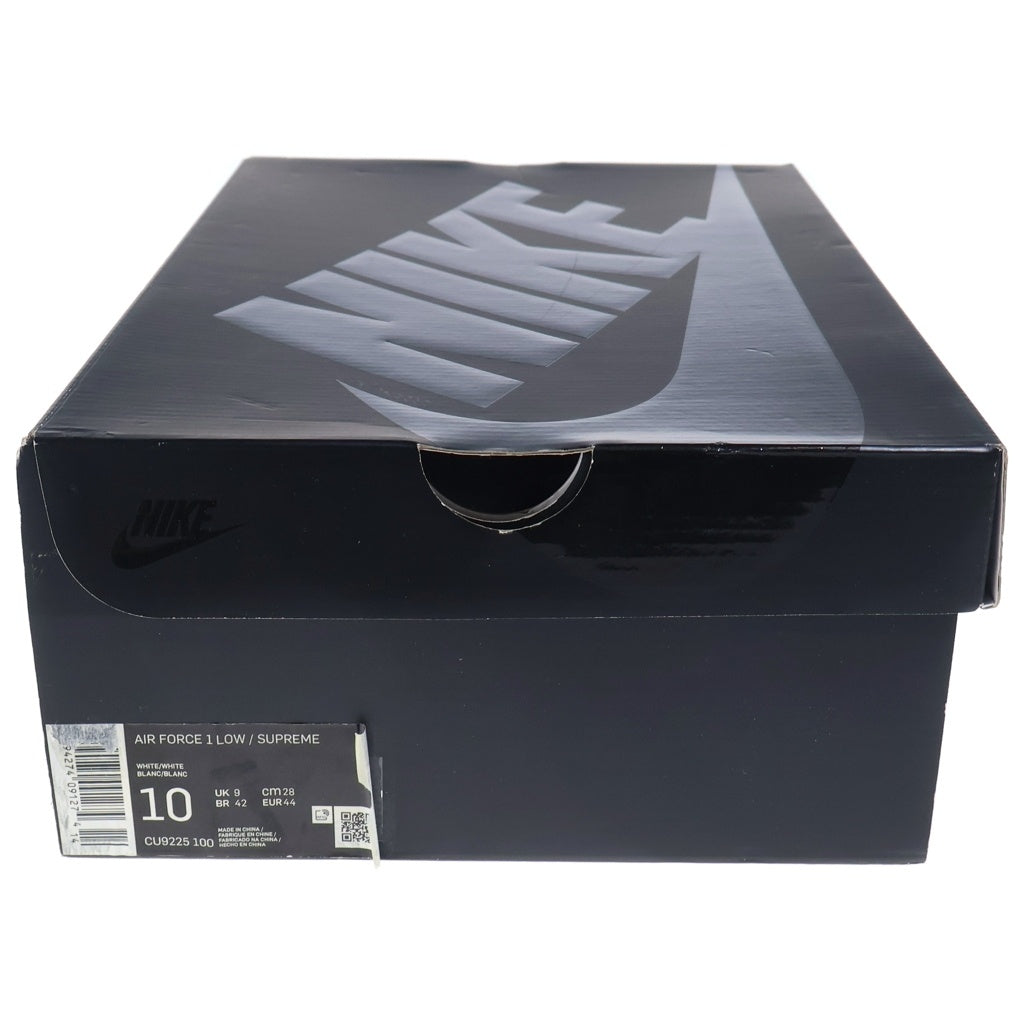 NIKE(ナイキ) ×SUPREME AIR FORCE 1 LOW シュプリーム エアフォース1 ローカットスニーカー ホワイト US10/28cm CU9225-100